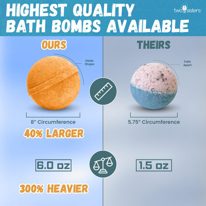 Superhero Bath Bombs for Kids with Surprise Toys Inside (6 Pack) - Large Bubble Bomb Fizzies for Boys, Girls, & Toddlers - Birthday Gift for Kids - Fruity Scent, USA Made by Two Sisters