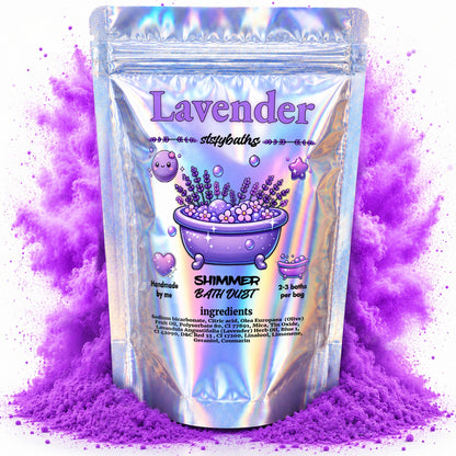Sky Blue Bubblegum Shimmer Bath Bomb in A Bag - Handmade Scented Bath Bombs for Women,Kids and Men - Bathbomb Fizzies Perfect for Boys and Girls All Ages (4.4 Ounce, Sky Blue)