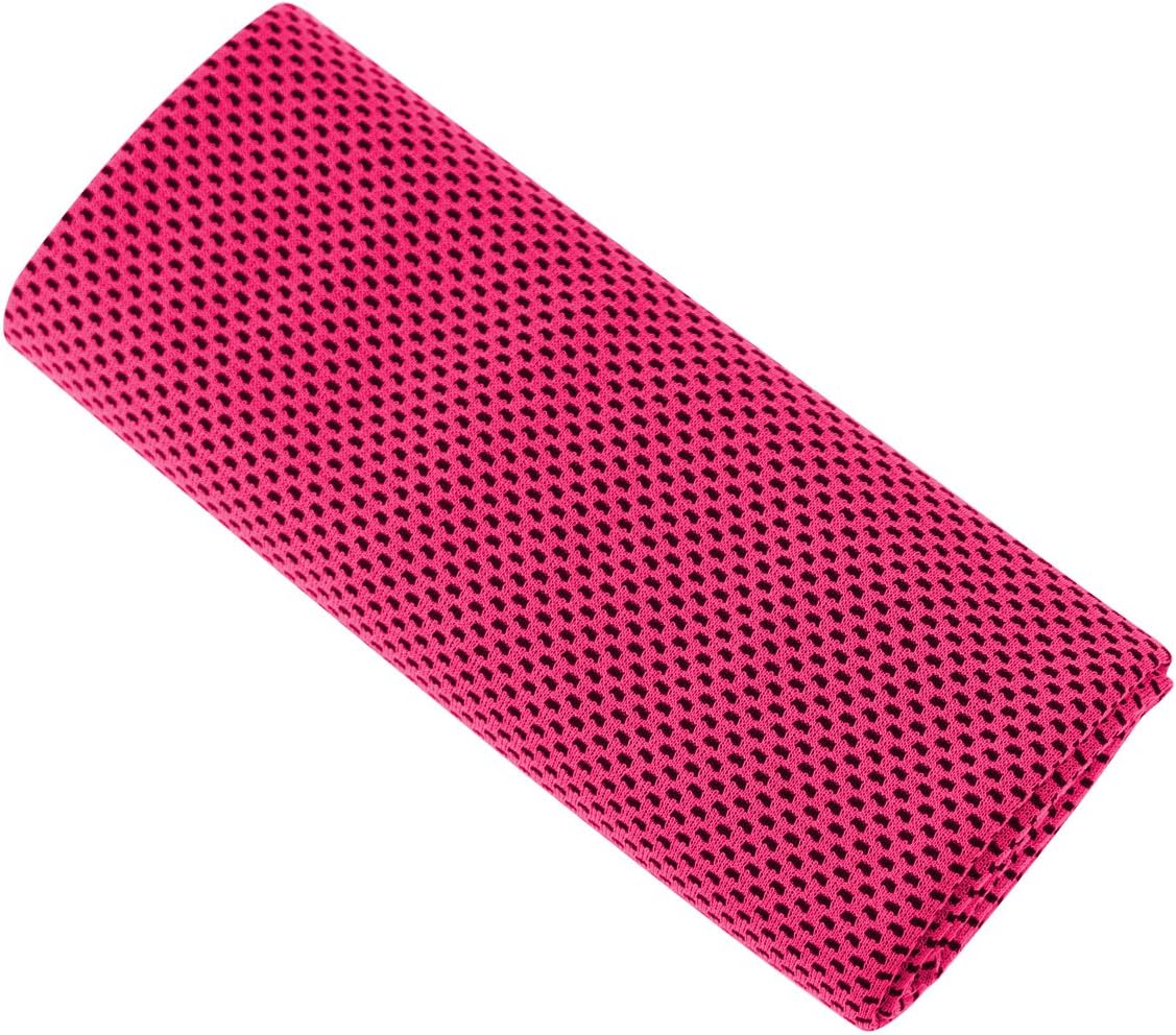 Cooling Towels (40"x 12", Pack of 10) for Neck and Face, Cold Towel for Hot Weather, Sports, Workout, Fitness, Gym, Yoga, Golf, Pilates, Travel, Camping & More