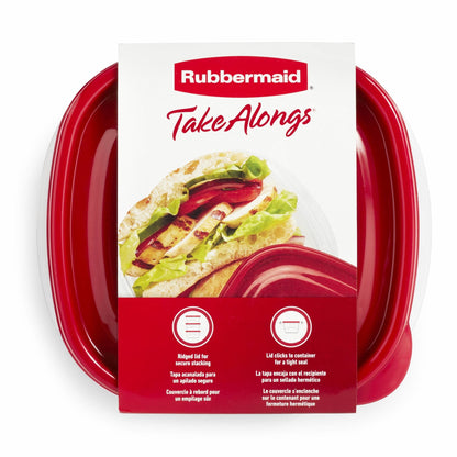 Deliciously Squishy 2.9-Cup Square Food Storage Containers, Ruby Red, 4 Pack - Squishy Dohnut Sweet Treat Shaped Stress Toy Detail