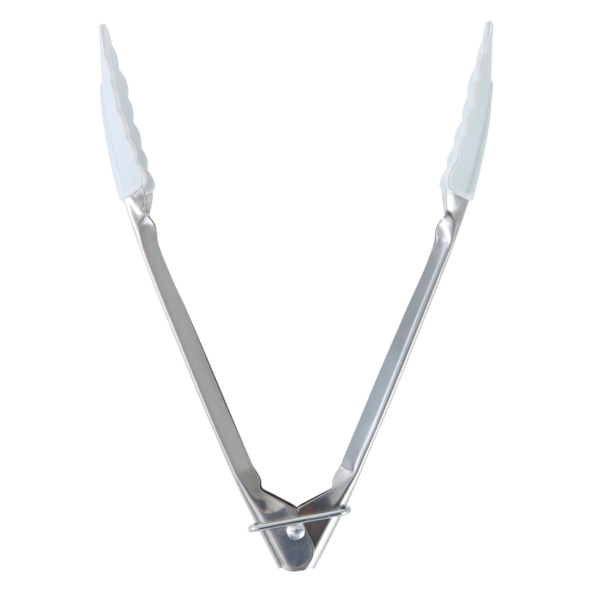 Durable Steel Stainless Steel and Silicone Mini Food Tongs Grey - Heavy Duty Stainless Steel Kitchen Shears Detail