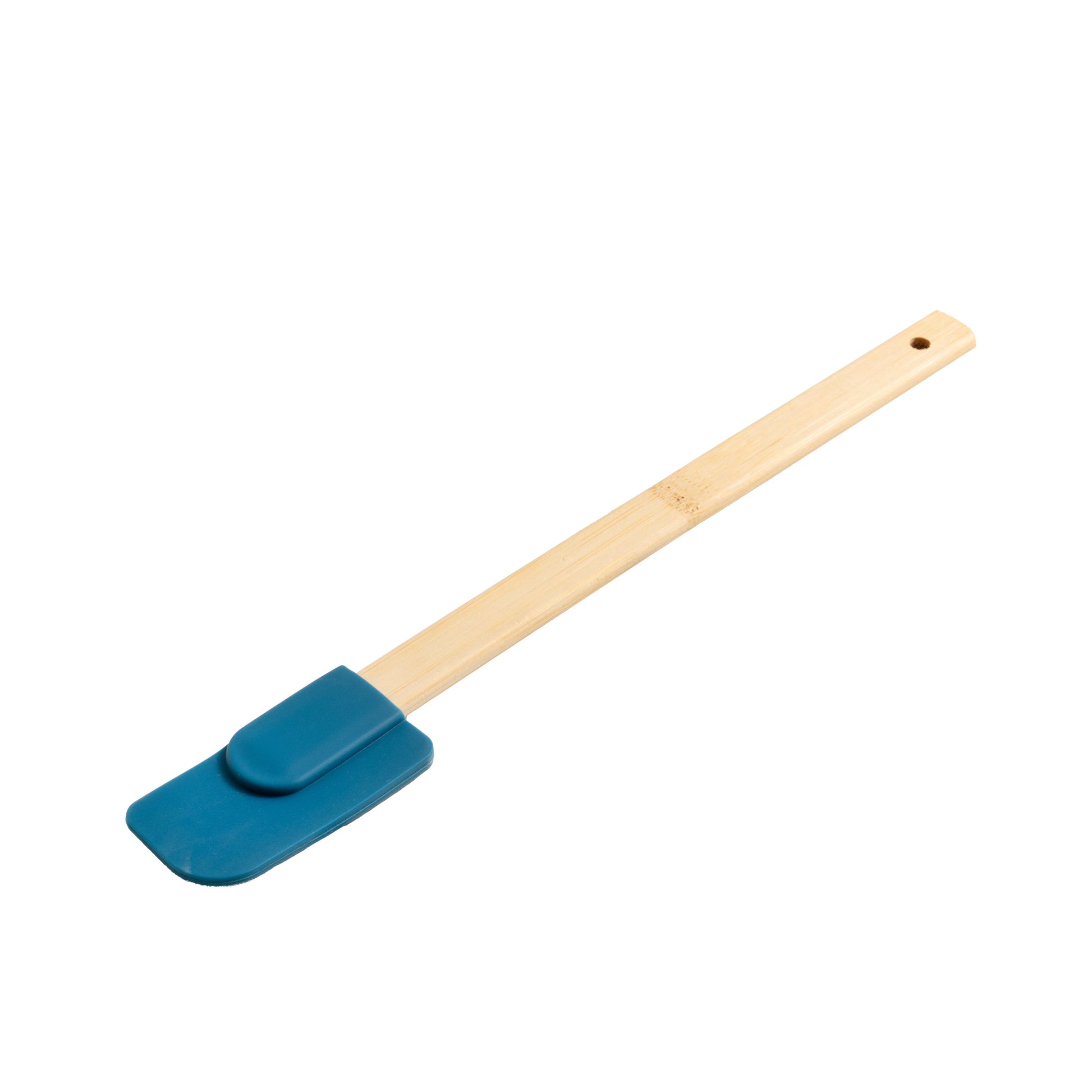Non-Stick Safe 9-Piece Bamboo Gadgets Kitchen and Cooking Utensil Sets, Blue - Ergonomic Kitchen Tongs and Cooking Spoon Utensil Detail