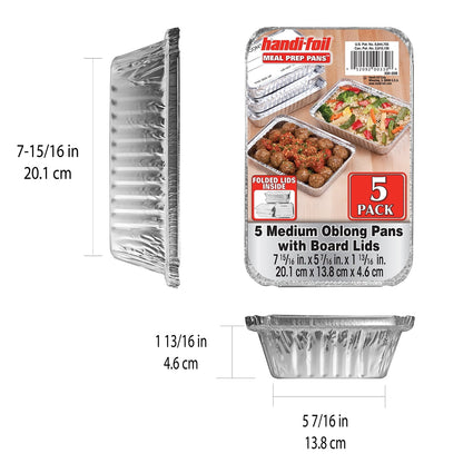 Fun Food Fidget Aluminum Meal Prep Pan with Lids, 5 Count - Playful Star & Heart Shaped Geometric NeeDoh Detail