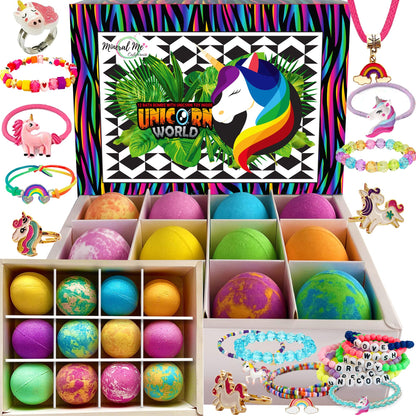 Bath Bombs for Kids with Surprise Toys Inside Plus Dinosaur Puzzle - Set of 9 Organic Dino Egg Bath Bombs, Gentle and Kids Safe, Fizzy Balls with Rich Bubbles, Birthday Gifts for Boys, Girls