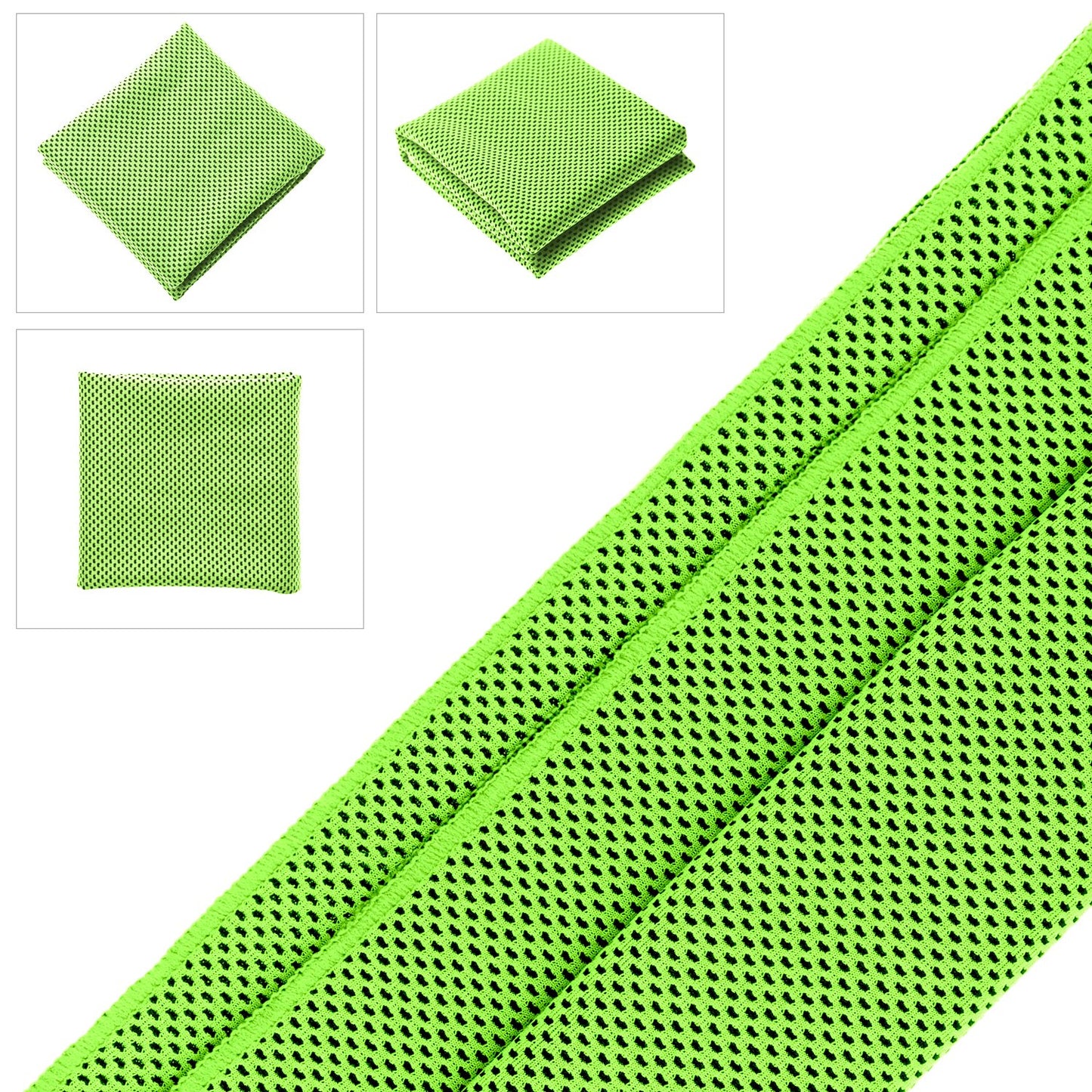 Cooling Towels (40"x 12", Pack of 30) for Neck and Face, Cold Towel for Hot Weather, Sports, Workout, Fitness, Gym, Yoga, Golf, Pilates, Travel, Camping & More