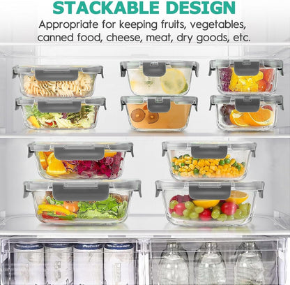 Sweet Treat Shaped 34pcs Glass Food Storage Containers with Lids Set, Airtight Meal Prep Containers (17 Containers & 17 Lids), Grey - Deliciously Soft Cupcake Sensory Glob Detail