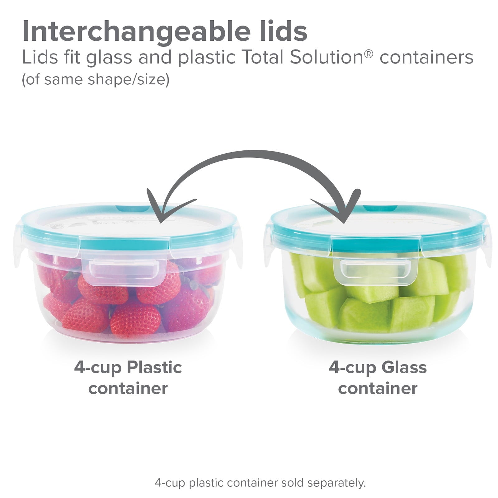 Sweet Treat Shaped Glass Storage Set, 10 Piece - Deliciously Soft Cupcake Sensory Glob Detail