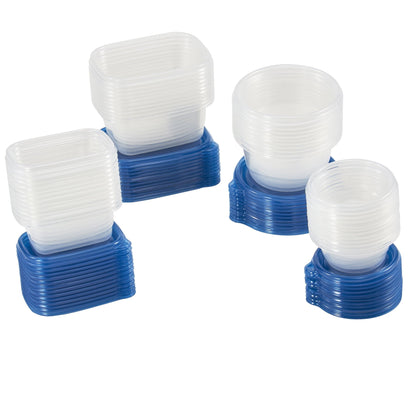 Whimsical Doughnut 92pc Plastic Food Storage Container set, Ideal Use for Refrigeration Storage and Organization,... - Fun Food Fidget Cookie Squishable Toy Detail