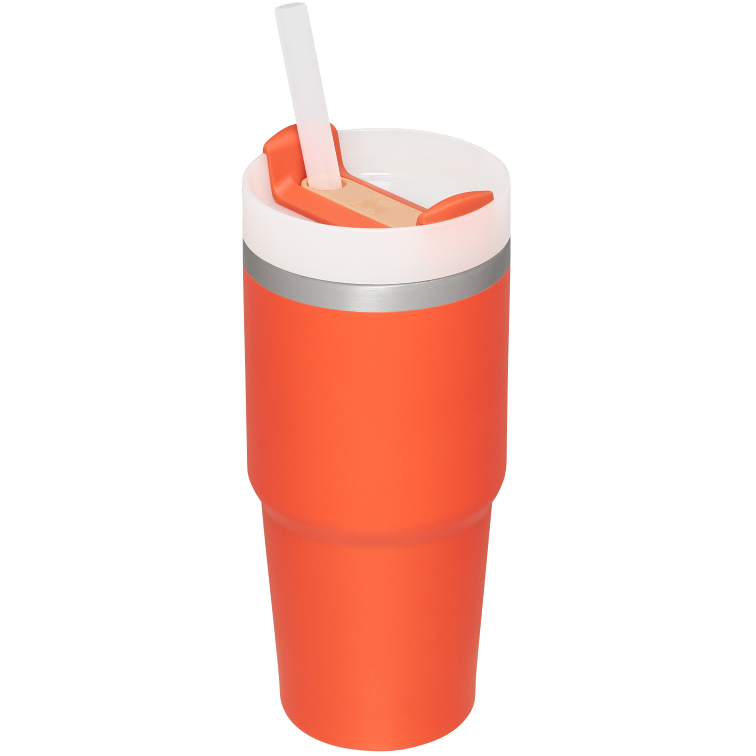 Insulated Travel The Quencher H2.0 Flowstate Tumbler  | Stanley Create D329E - Double-Wall Vacuum Insulated Travel Tumbler with Straw Detail