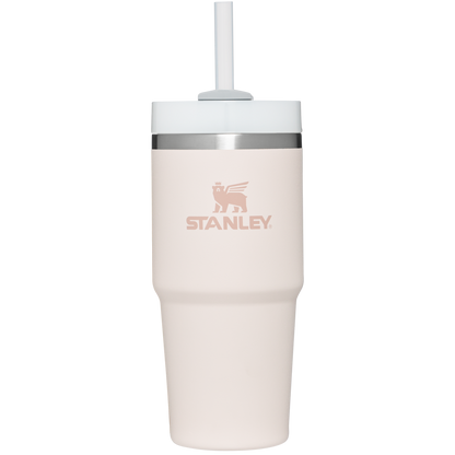 Insulated Travel The Quencher H2.0 Flowstate Tumbler  | Stanley Create D329E - Double-Wall Vacuum Insulated Travel Tumbler with Straw Detail