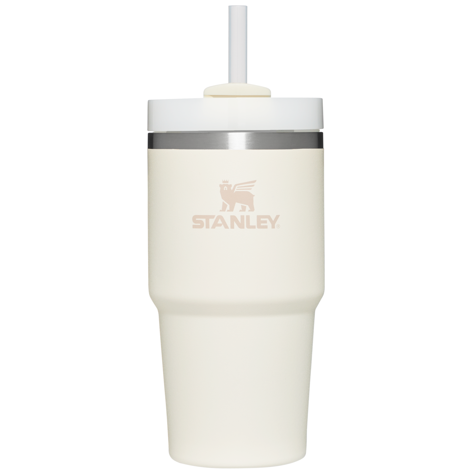 Double-Wall Vacuum The Quencher H2.0 Flowstate Tumbler D030T - FlowState 3-Position Lid Insulated Travel Mug - Cream