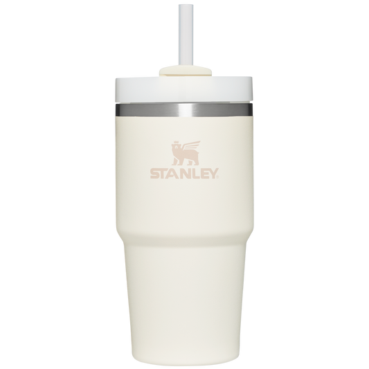 Double-Wall Vacuum The Quencher H2.0 Flowstate Tumbler D030T - FlowState 3-Position Lid Insulated Travel Mug - Cream