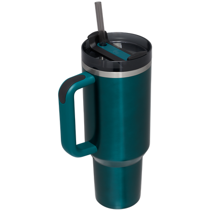 Splash-Resistant FlowState The Quencher H2.0 Flowstate Tumbler D050X - FlowState 3-Position Lid Insulated Travel Mug Detail
