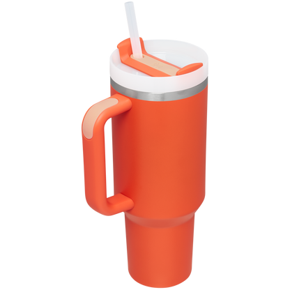 Splash-Resistant FlowState The Quencher H2.0 Flowstate Tumbler  | Stanley Create D332L - FlowState 3-Position Lid Insulated Travel Mug Detail