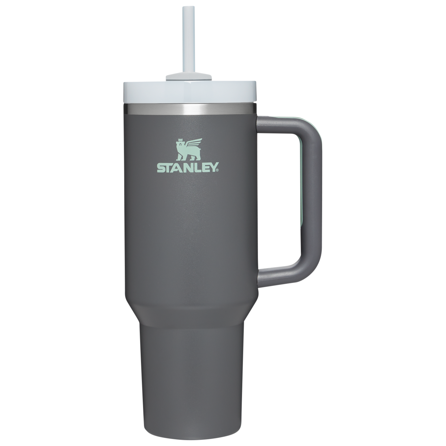 Splash-Resistant FlowState The Quencher H2.0 Flowstate Tumbler  | Stanley Create D332L - FlowState 3-Position Lid Insulated Travel Mug - Charcoal