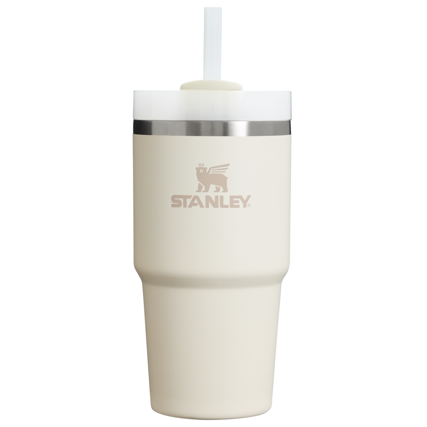 Double-Wall Vacuum The Quencher H2.0 Flowstate Tumbler D030T - FlowState 3-Position Lid Insulated Travel Mug - Cream 2.0
