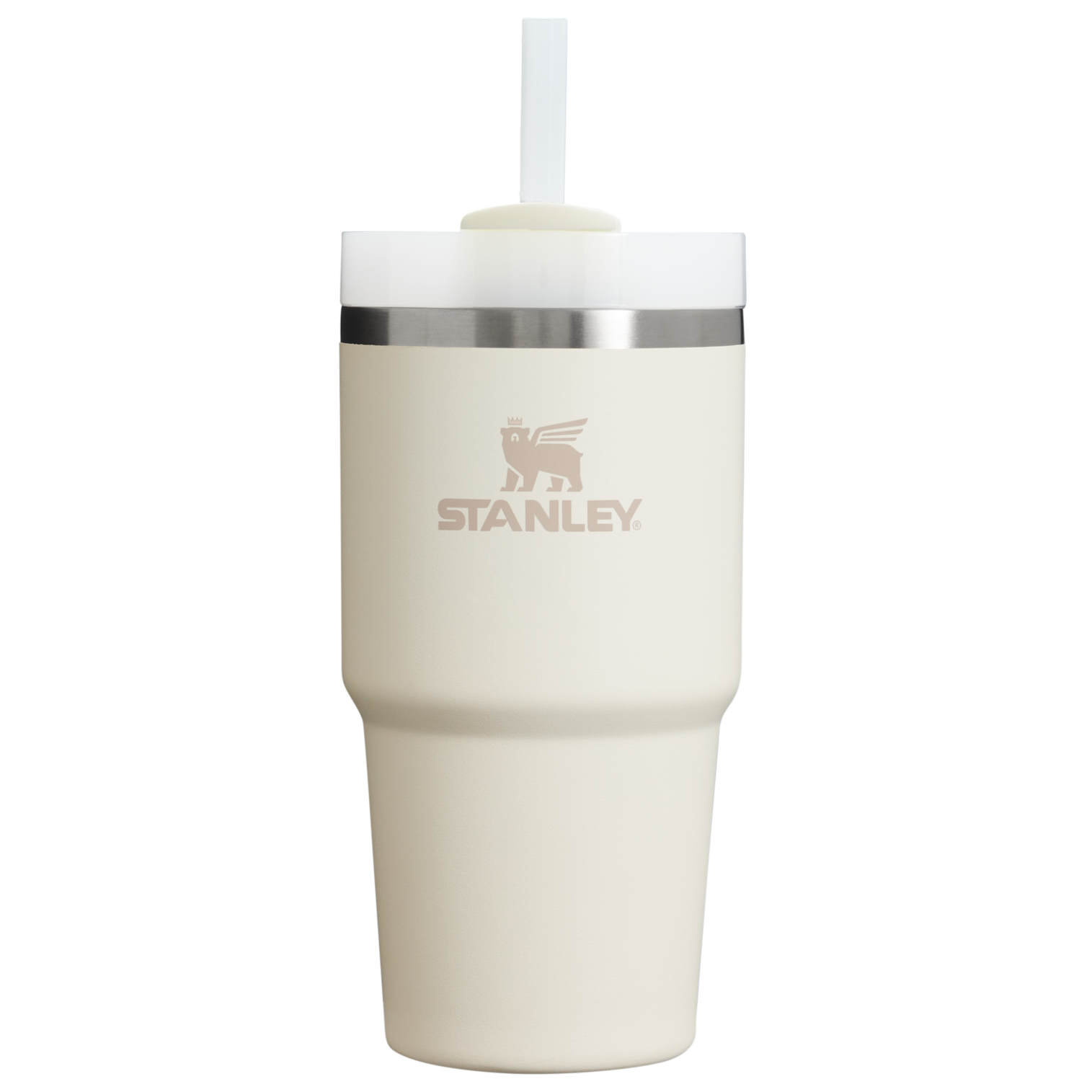 Double-Wall Vacuum The Quencher H2.0 Flowstate Tumbler D030T - FlowState 3-Position Lid Insulated Travel Mug - Cream 2.0