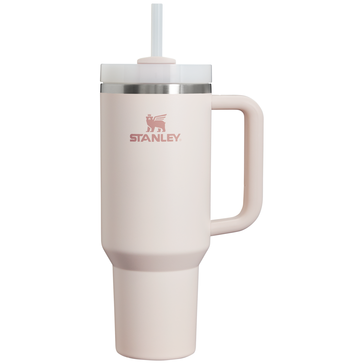 Splash-Resistant FlowState The Quencher H2.0 Flowstate Tumbler D050X - FlowState 3-Position Lid Insulated Travel Mug - Rose Quartz 2.0