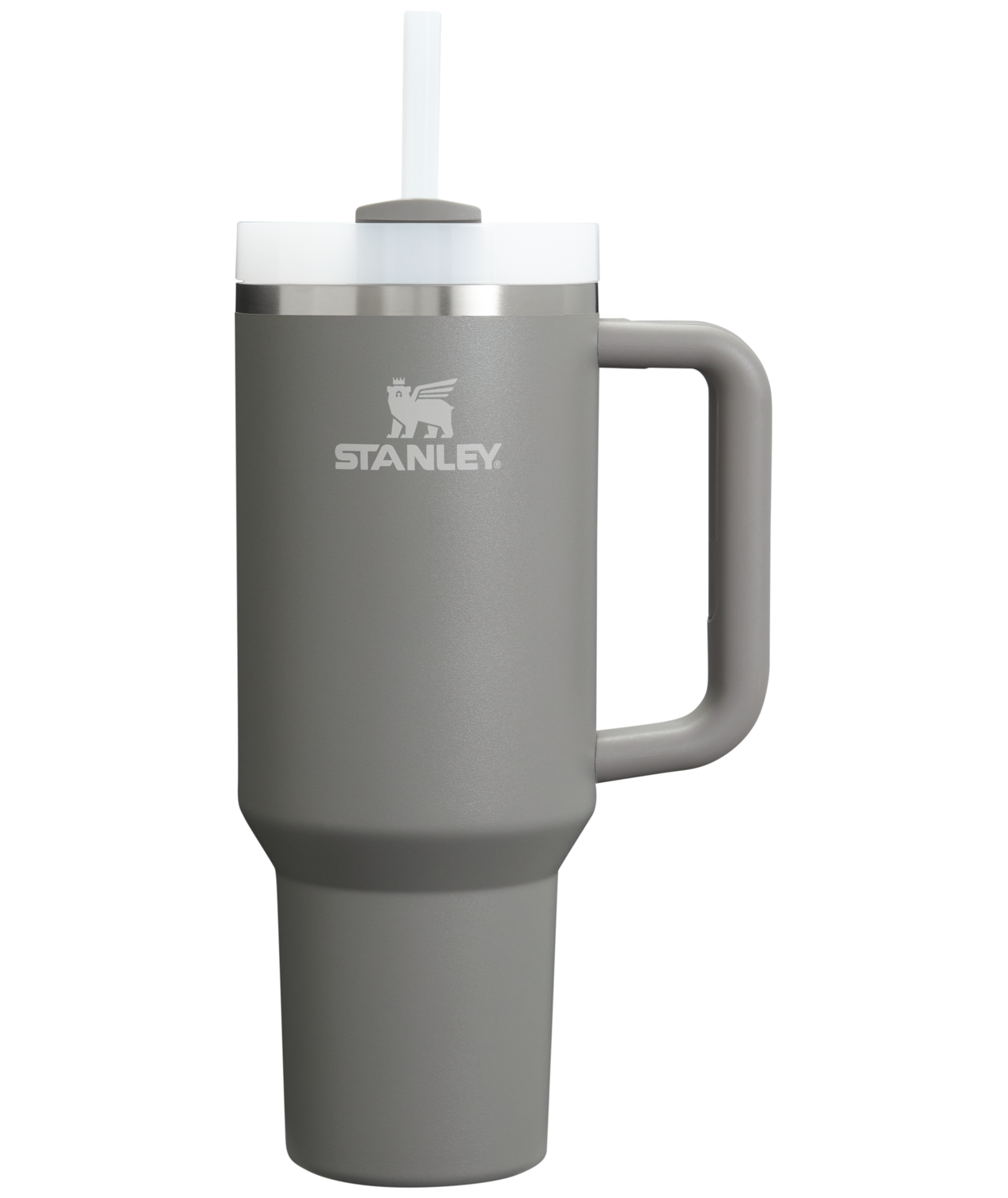 Splash-Resistant FlowState The Quencher H2.0 Flowstate Tumbler  | Stanley Create D332L - FlowState 3-Position Lid Insulated Travel Mug - Stone