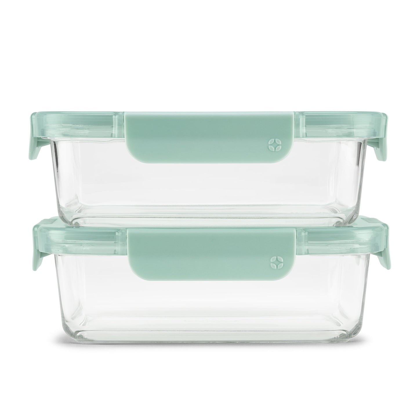Sweet Treat Shaped 3.4 Cup 2 Pack Glass Meal Prep Containers with Locking Lids - Fun Food Fidget Cookie Squishable Toy - Default Title