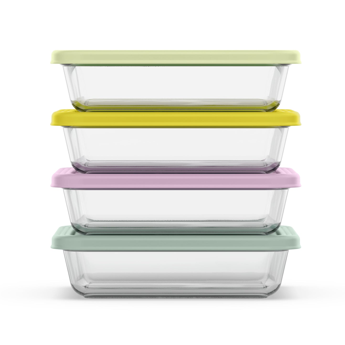 Fun Food Fidget Everyday 4.5 Cup Glass Meal Prep Set - Fun Food Fidget Cookie Squishable Toy - Default Title