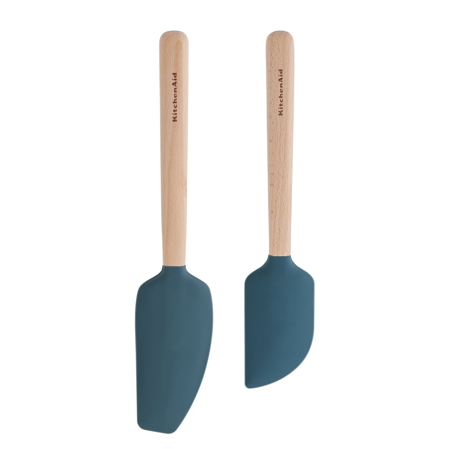 Durable Steel 2-Piece Silicone Mixing Spatula and Scraper Set for Cooking, Agave - High-Precision Culinary Tool for Baking & Cooking - Default Title
