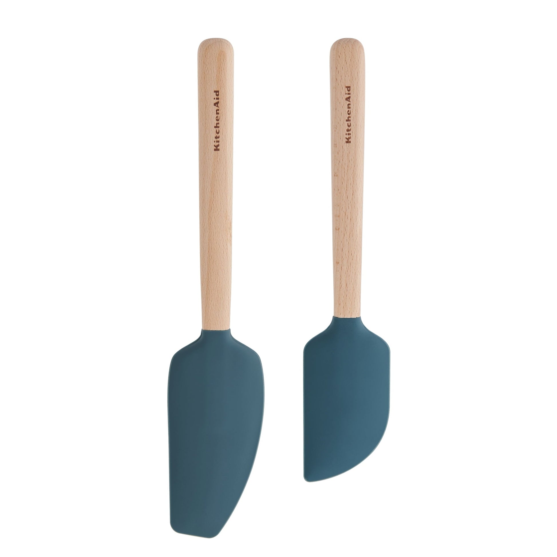 Durable Steel 2-Piece Silicone Mixing Spatula and Scraper Set for Cooking, Agave - High-Precision Culinary Tool for Baking & Cooking - Default Title