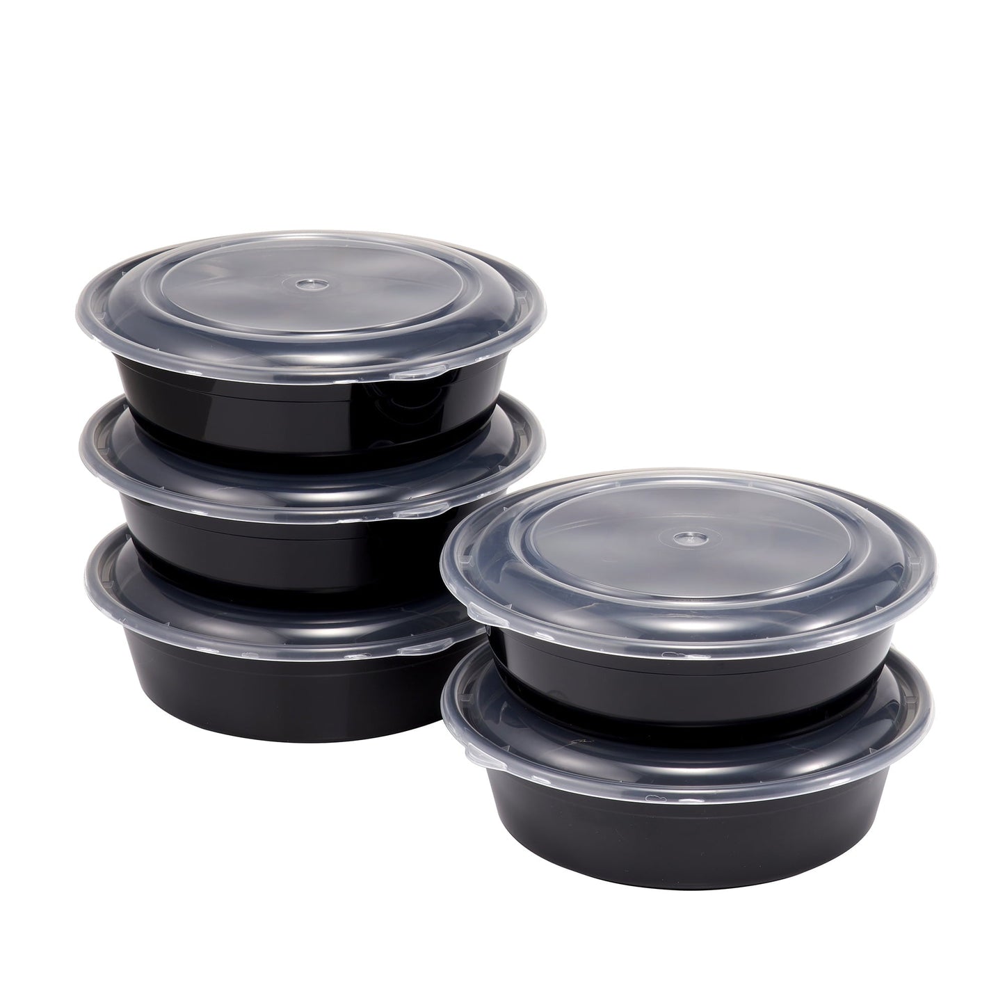 Sweet Treat Shaped 5-Pack Round Meal Prep Containers with Lids, 1L, BPA-Free, Microwave & Dishwasher Safe, Ideal Use for Meal ... - Deliciously Soft Cupcake Sensory Glob - Default Title