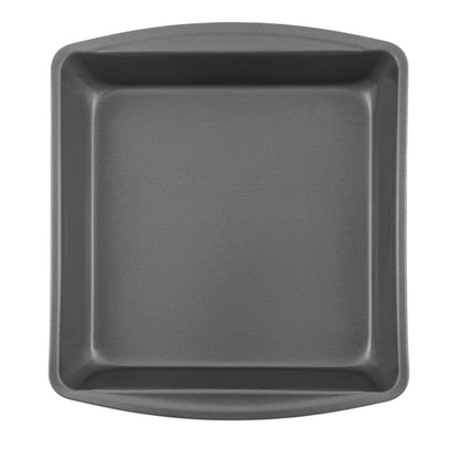 Premium Kitchen 9" x 9" x 2" Nonstick Square Cake Pan, Gray - Multi-Functional Manual Food Chopper & Slicer - Default Title