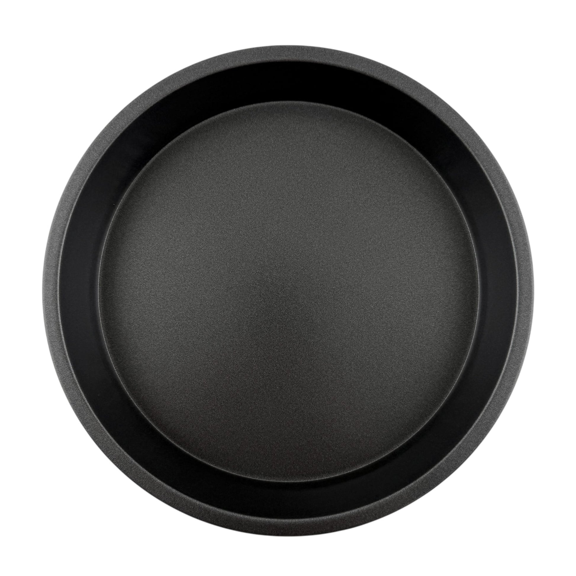 Multi-Functional 9" x 9" Round Nonstick Steel Cake Pan, Dark Gray - Premium Stainless Steel Garlic Presser & Peeler - Default Title