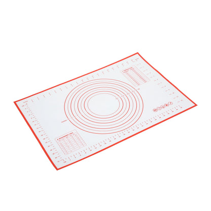 Ergonomic Manual Reusable Silicone 24"x 18" Pastry Mat with Measurements - Multi-Functional Manual Food Chopper & Slicer - Default Title