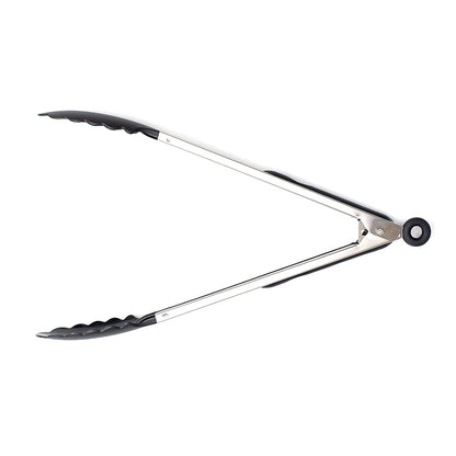 Professional Grade 13 Inch Rust Resistant Nylon End Stainless Steel Dripless Kitchen Tongs - Professional Kitchen Tool for Culinary Enthusiasts - Default Title