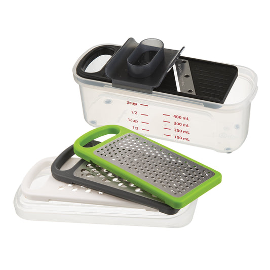 Innovative Compact Grate & Slice Set - Kitchen Gadget Tool for Quick Food Prep - Default Title