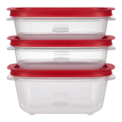 Fun Food Fidget 3.57-Cup (2) and 5.26-Cup EasyStore Rectangle Containers, 3 Pack, Food Storage Containers, Food Storage Containers wi... - Deliciously Soft Cupcake Sensory Glob - Default Title