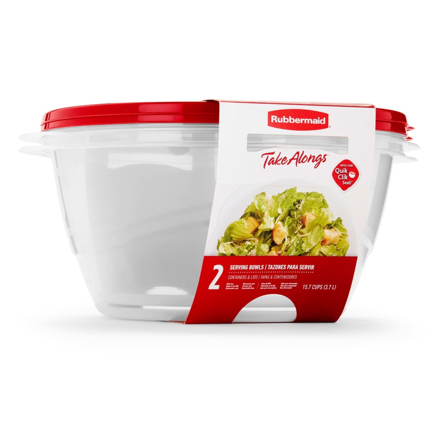 Deliciously Squishy Serving Bowl Food Storage Containers, 15.7 Cup, 2 Count - Deliciously Soft Cupcake Sensory Glob - Default Title