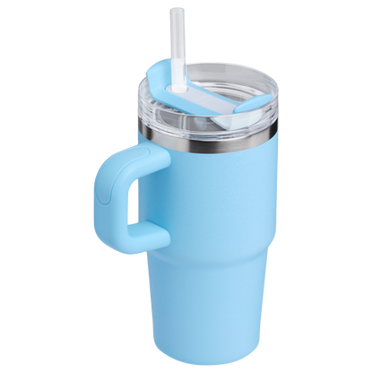 Car-Cup Friendly The Quencher H2.O Flowstate Tumbler D251V - Double-Wall Vacuum Insulated Travel Tumbler with Straw Detail