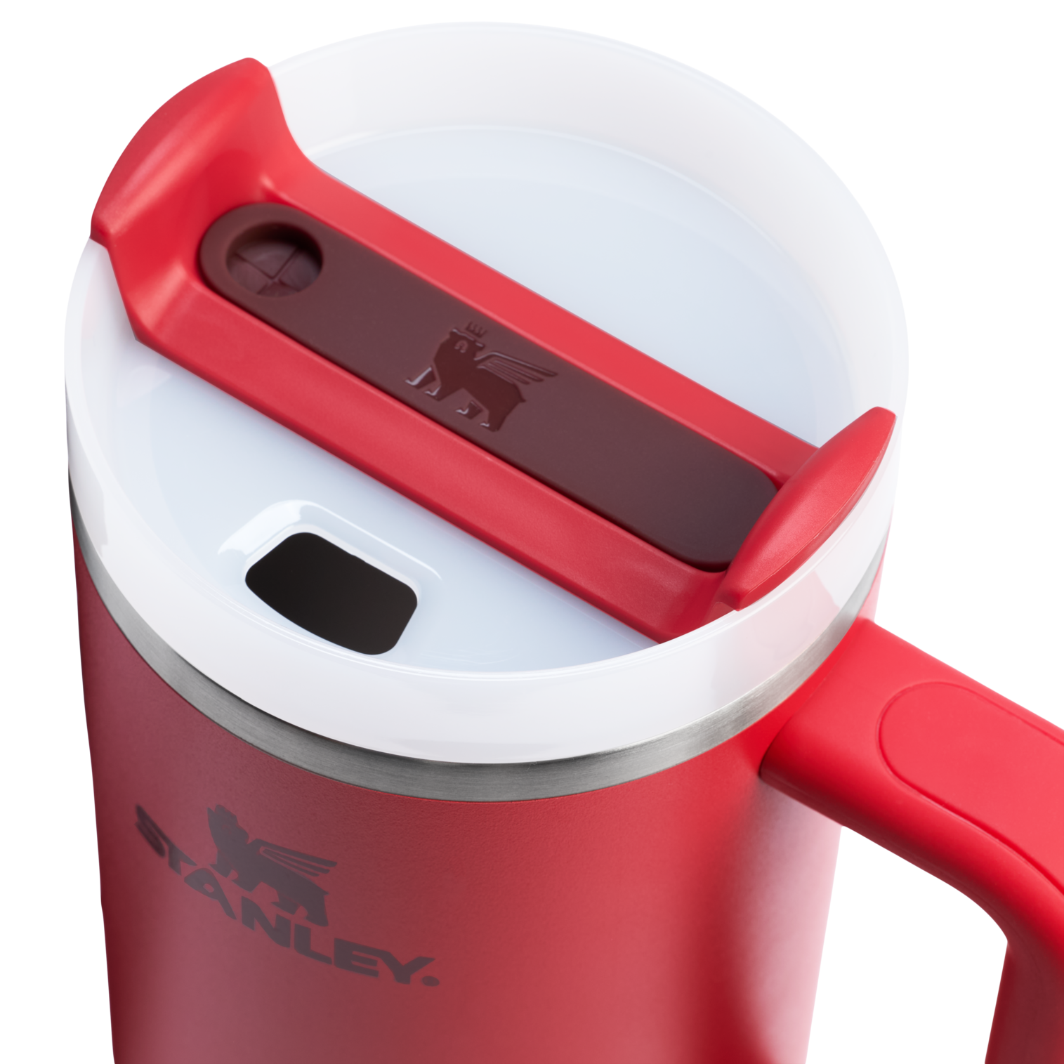 Splash-Resistant FlowState The Quencher H2.0 Flowstate Tumbler D050X - FlowState 3-Position Lid Insulated Travel Mug Detail