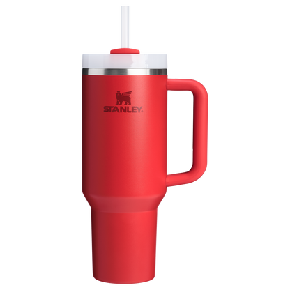 Splash-Resistant FlowState The Quencher H2.0 Flowstate Tumbler D050X - FlowState 3-Position Lid Insulated Travel Mug - Chili Red