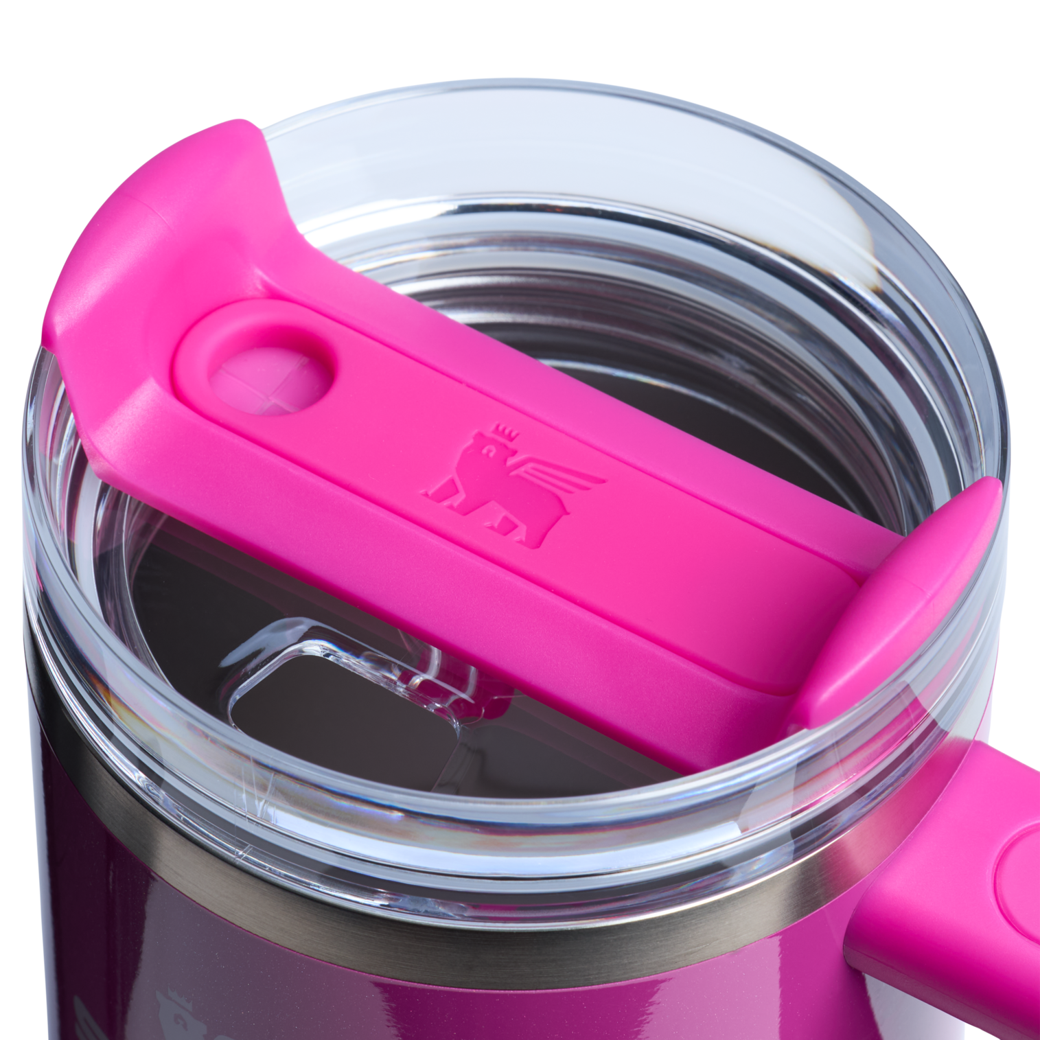 Insulated Travel The Quencher H2.O Flowstate Tumbler with Handle | Stanley Create D309N - Double-Wall Vacuum Insulated Travel Tumbler with Straw Detail