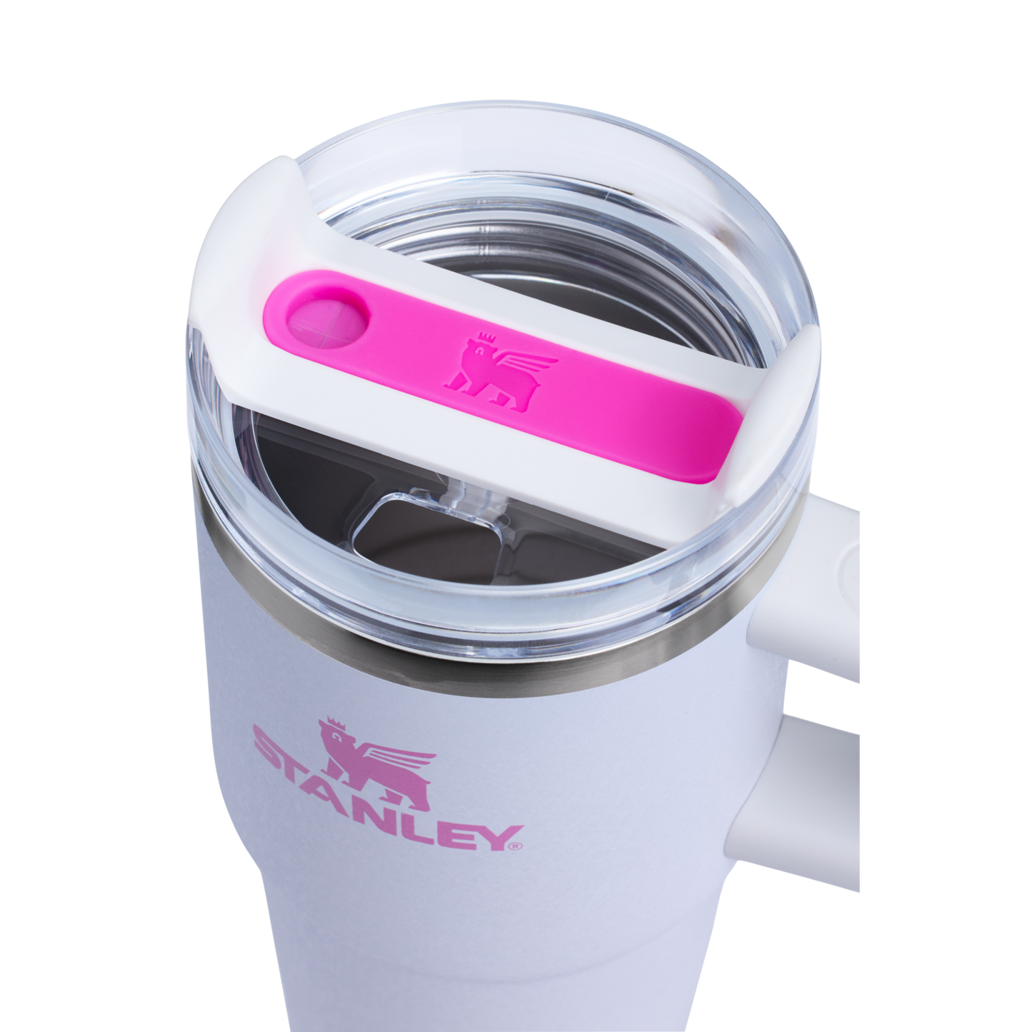 Splash-Resistant FlowState The Quencher H2.O Flowstate Tumbler | Stanley Create D274S - 40oz Large Capacity Car-Cup Friendly Quencher Detail