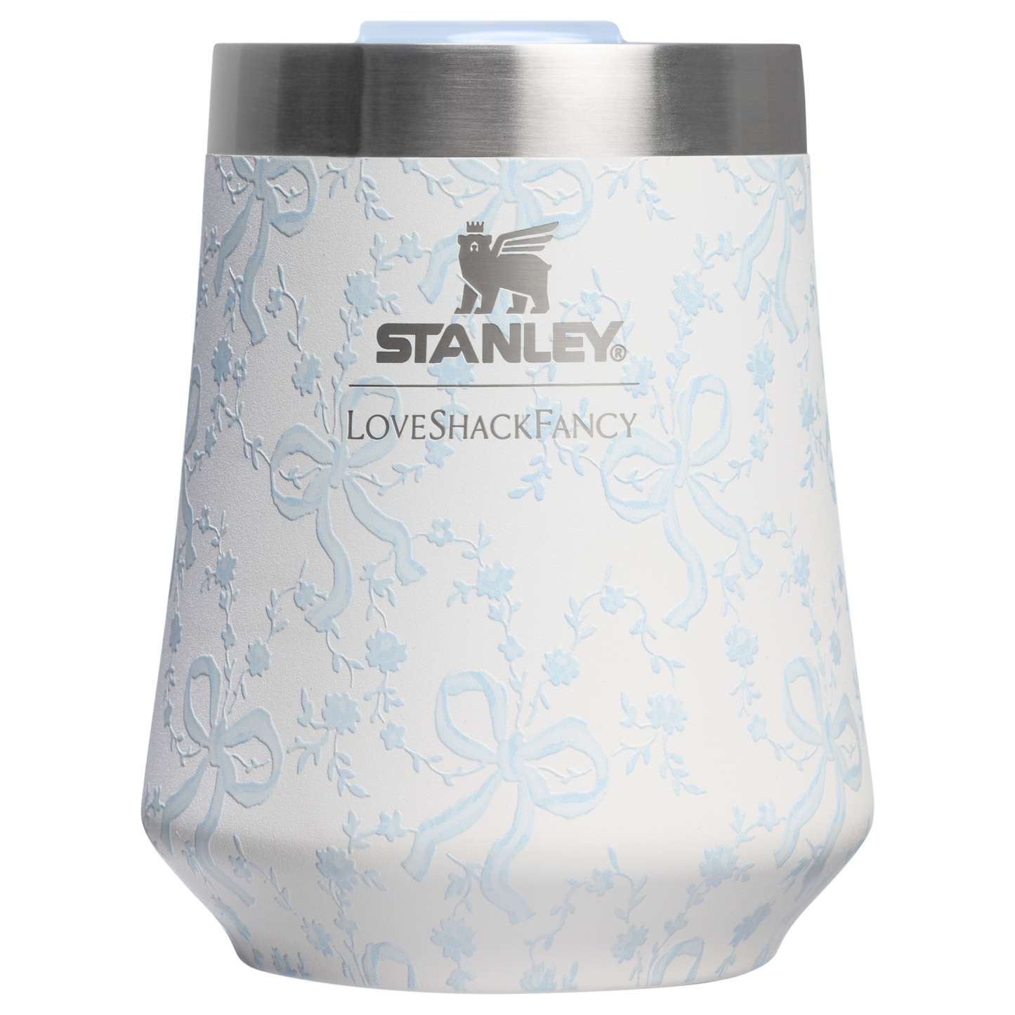 Vacuum Insulated Wine Stanley 1913 x LoveShackFancy Holiday The Reserve Wine Tumbler Set | 2-pack D205C - Reserve Collection Stainless Steel Whiskey Cup Detail