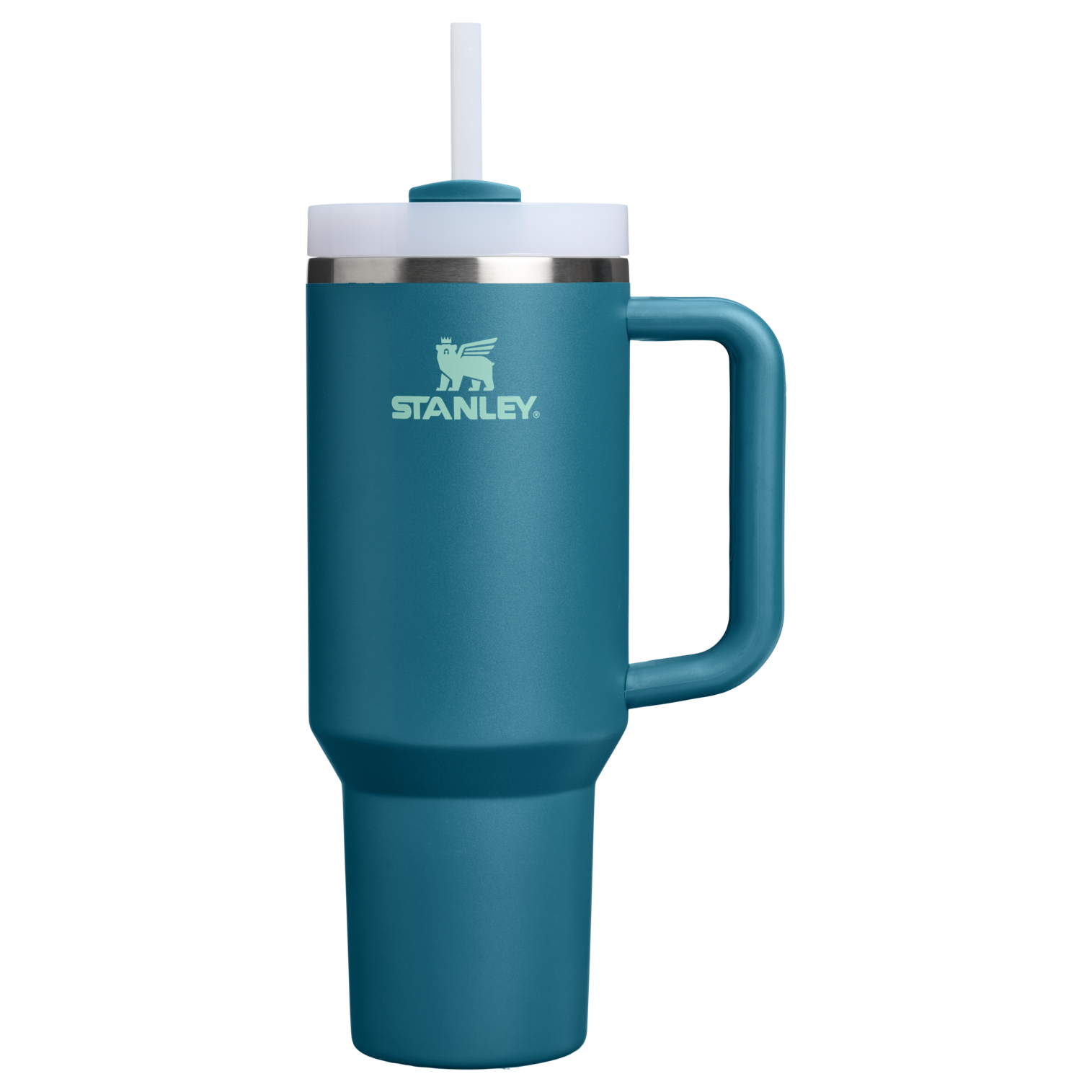 Splash-Resistant FlowState The Quencher H2.0 Flowstate Tumbler D050X - FlowState 3-Position Lid Insulated Travel Mug - Coastal Teal