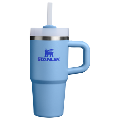 Insulated Travel The Quencher H2.O Flowstate Tumbler | Stanley Create D291F - Double-Wall Vacuum Insulated Travel Tumbler with Straw - Blue Sky