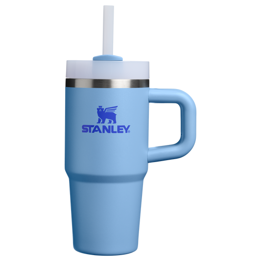 Insulated Travel The Quencher H2.O Flowstate Tumbler | Stanley Create D291F - Double-Wall Vacuum Insulated Travel Tumbler with Straw - Blue Sky