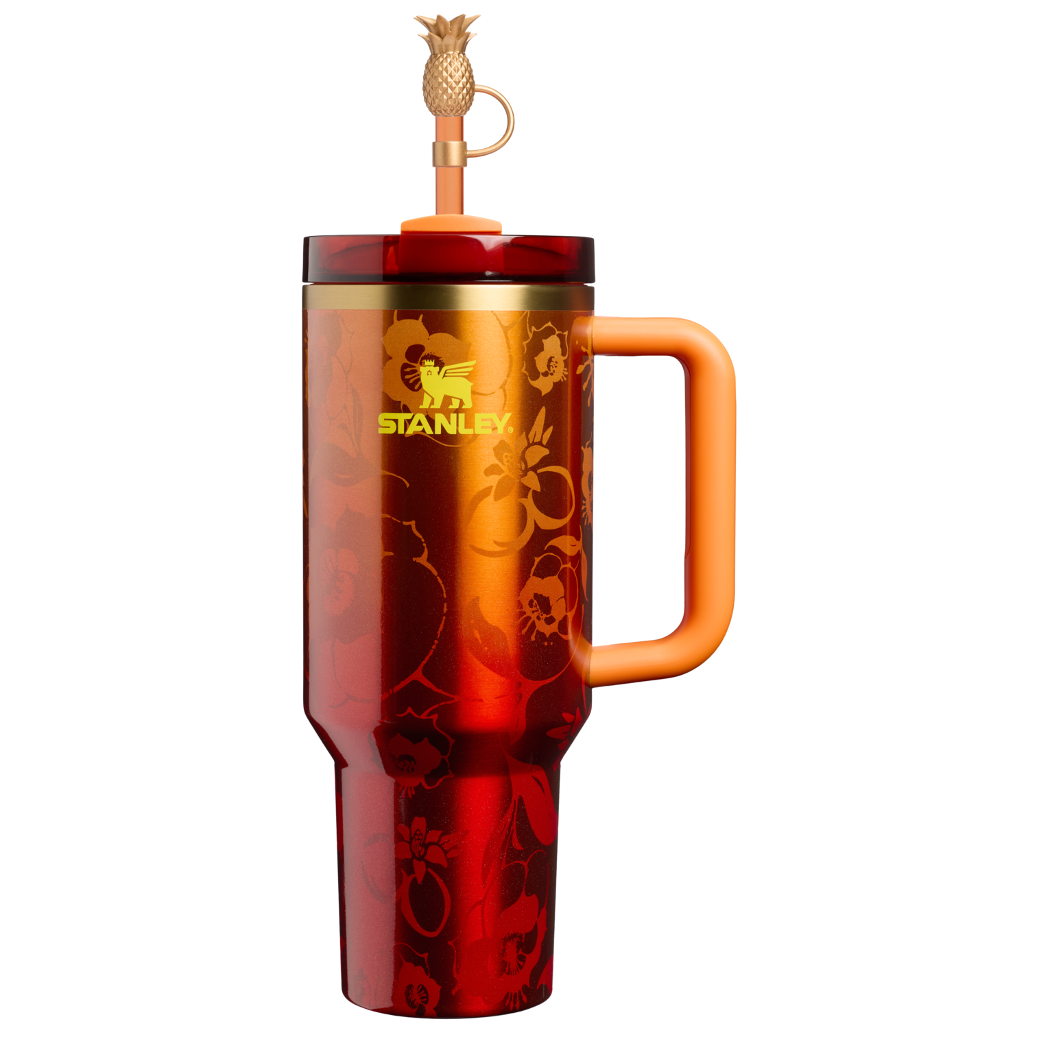 Double-Wall Vacuum The Stanley 1913 x Karol G Quencher H2.0 Flowstate Tumbler D275T - 40oz Large Capacity Car-Cup Friendly Quencher - 40oz | KAROL G FLOR