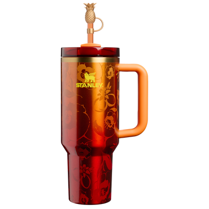 Double-Wall Vacuum The Stanley 1913 x Karol G Quencher H2.0 Flowstate Tumbler D275T - 40oz Large Capacity Car-Cup Friendly Quencher - 40oz | KAROL G FLOR