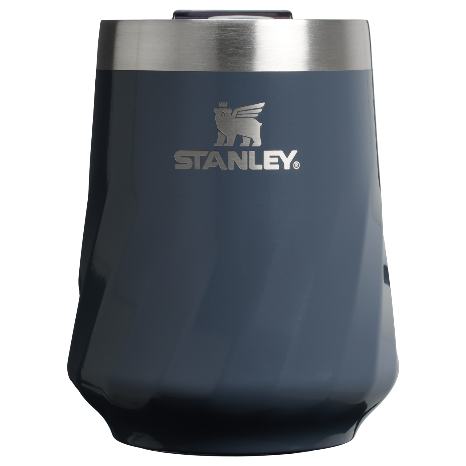 Premium Matte The Textured Reserve Wine Tumbler D141Z - Reserve Collection Stainless Steel Whiskey Cup - Twilight Gloss