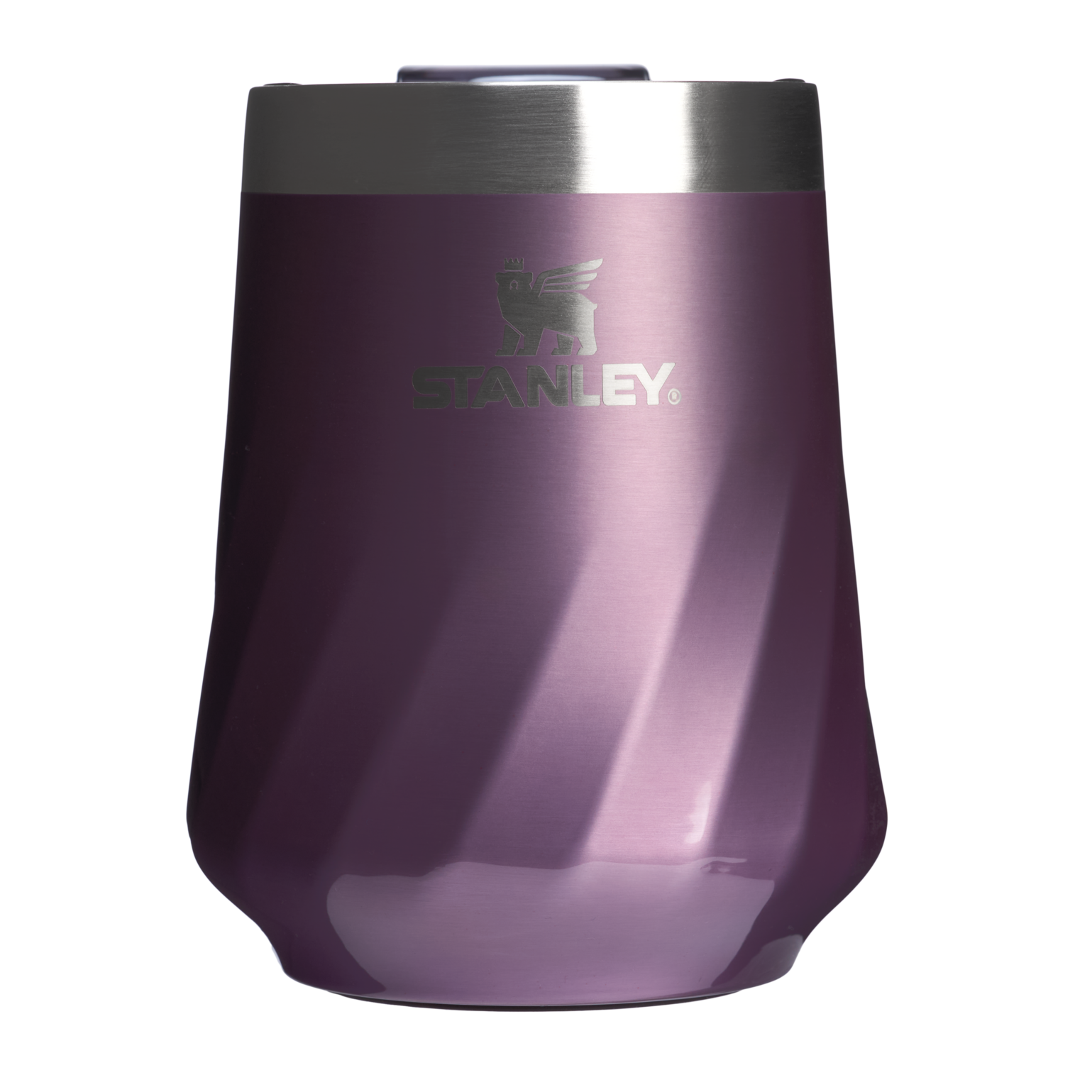 Premium Matte The Textured Reserve Wine Tumbler D141Z - Reserve Collection Stainless Steel Whiskey Cup - Wisteria Shine
