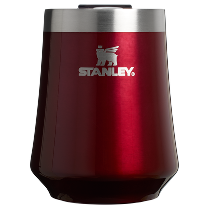 Shatterproof Luxury The Reserve Wine Tumbler | Stanley Create D302P - Reserve Collection Stainless Steel Whiskey Cup - Garnet Shine