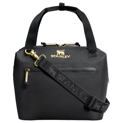 Premium All-Weather The All Day Julienne Mini Cooler D052R - Heavy-Duty Ice-Retention Food & Beverage Carrier - Black Honey